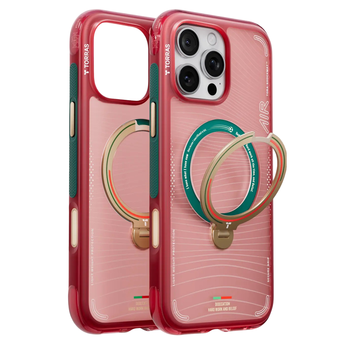 Torras Apple iPhone 16 Pro OStand Q3 Air World Cup Serisi Magsafe Kılıf